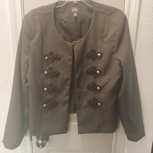 Olive green military style SOHO jacket SIZE XL